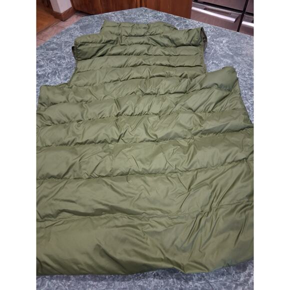 REI Co Op Vest Mens Large Army Green 650 Down Puffer Lightweight Outdoor Hiking - Picture 10 of 12